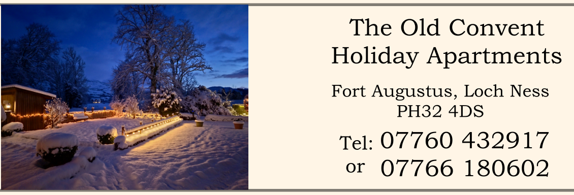 Snow at Old Convent Apartments, Fort Augustus Scotland