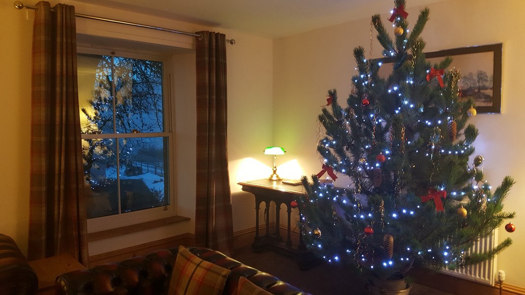 Christmas at Old Convent Holiday Apartments near Loch Ness Scotland